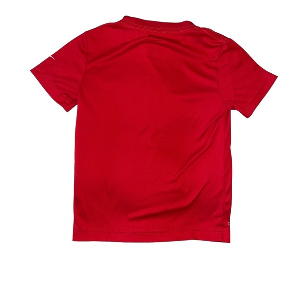 NIKE Dri-Fit Red Awesome Athletic Short Sleeve | Size M - Picture 3 of 3